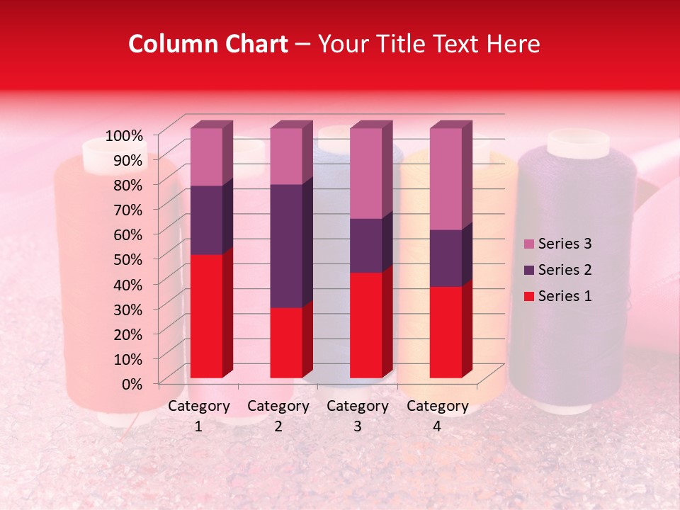 Clothing Red Handiwork PowerPoint Template