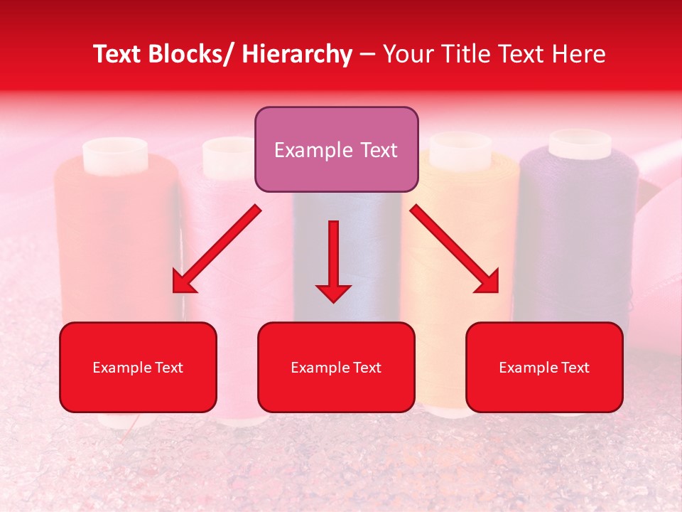 Clothing Red Handiwork PowerPoint Template