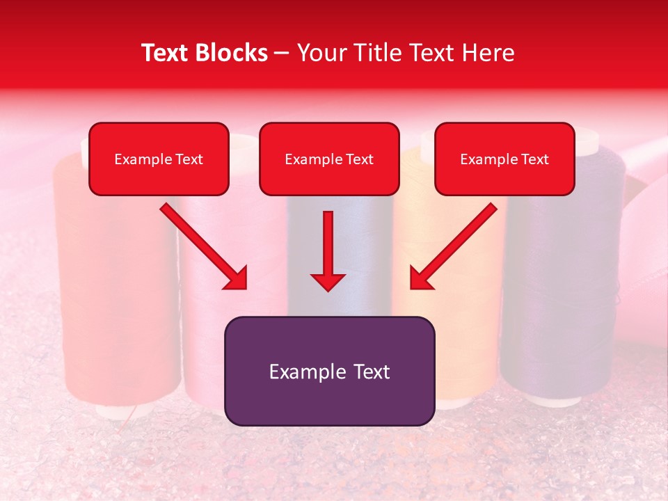 Clothing Red Handiwork PowerPoint Template