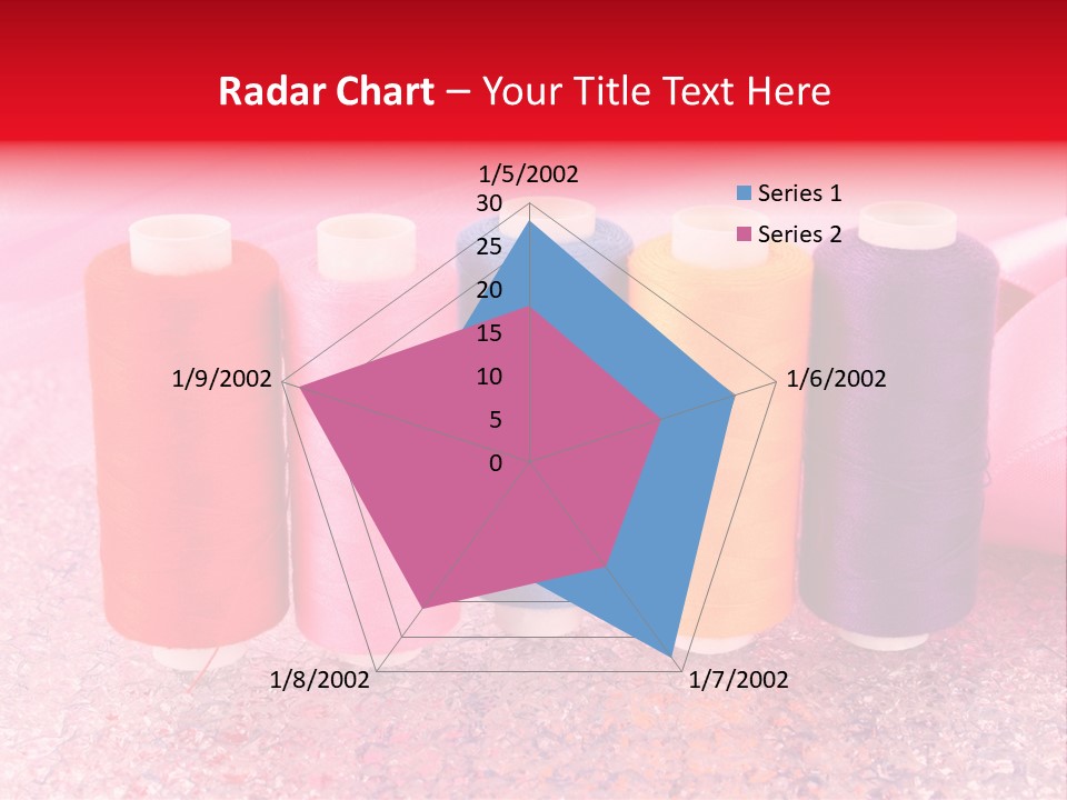 Clothing Red Handiwork PowerPoint Template