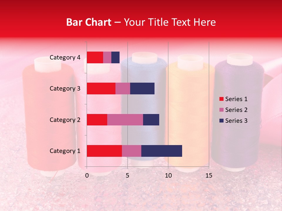 Clothing Red Handiwork PowerPoint Template