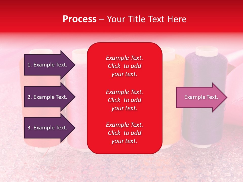 Clothing Red Handiwork PowerPoint Template