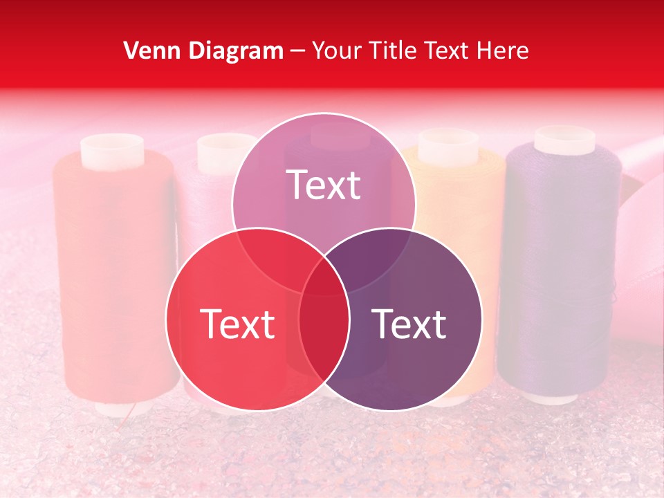 Clothing Red Handiwork PowerPoint Template