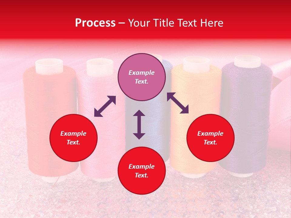 Clothing Red Handiwork PowerPoint Template