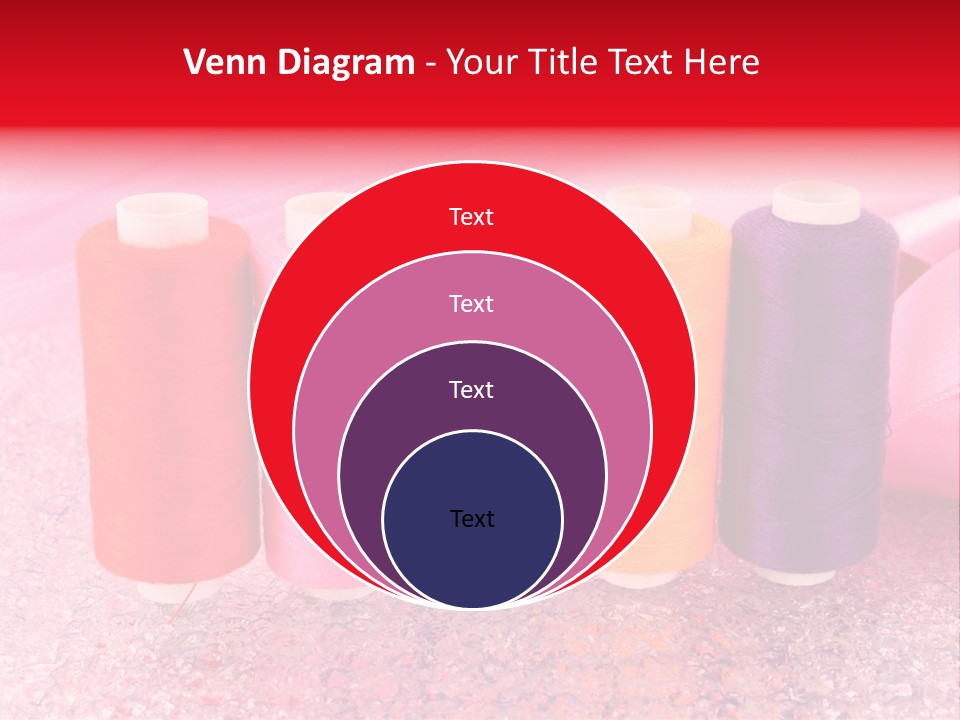 Clothing Red Handiwork PowerPoint Template