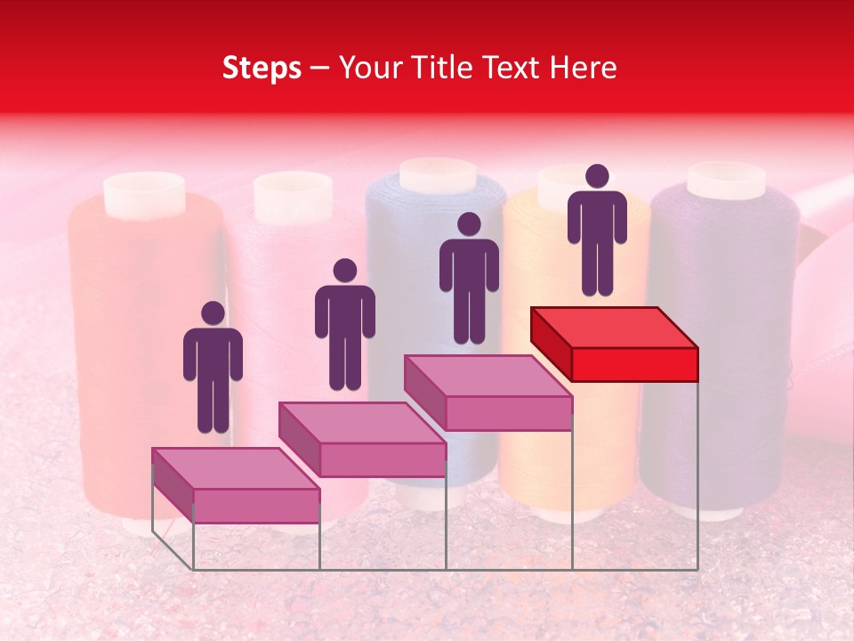 Clothing Red Handiwork PowerPoint Template