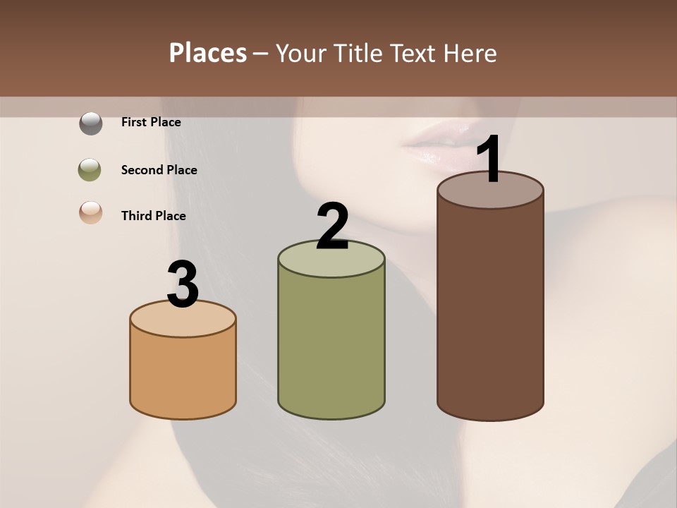 Glossy Hair PowerPoint Template