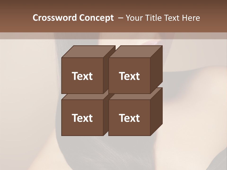 Glossy Hair PowerPoint Template