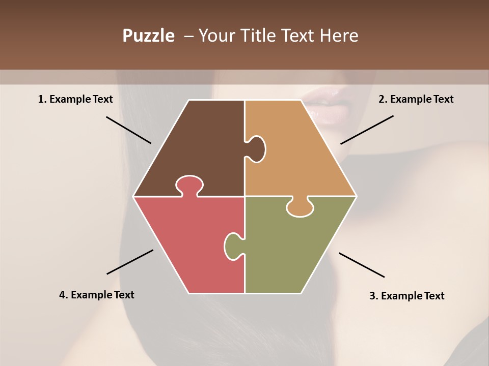 Glossy Hair PowerPoint Template