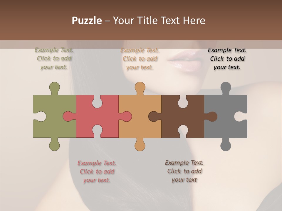 Glossy Hair PowerPoint Template