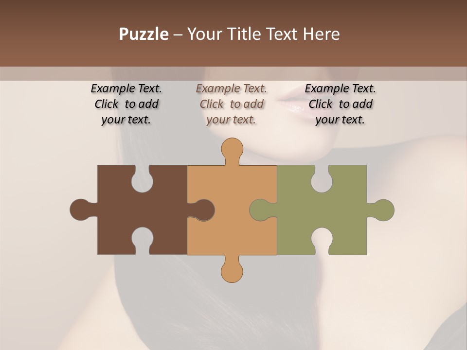 Glossy Hair PowerPoint Template