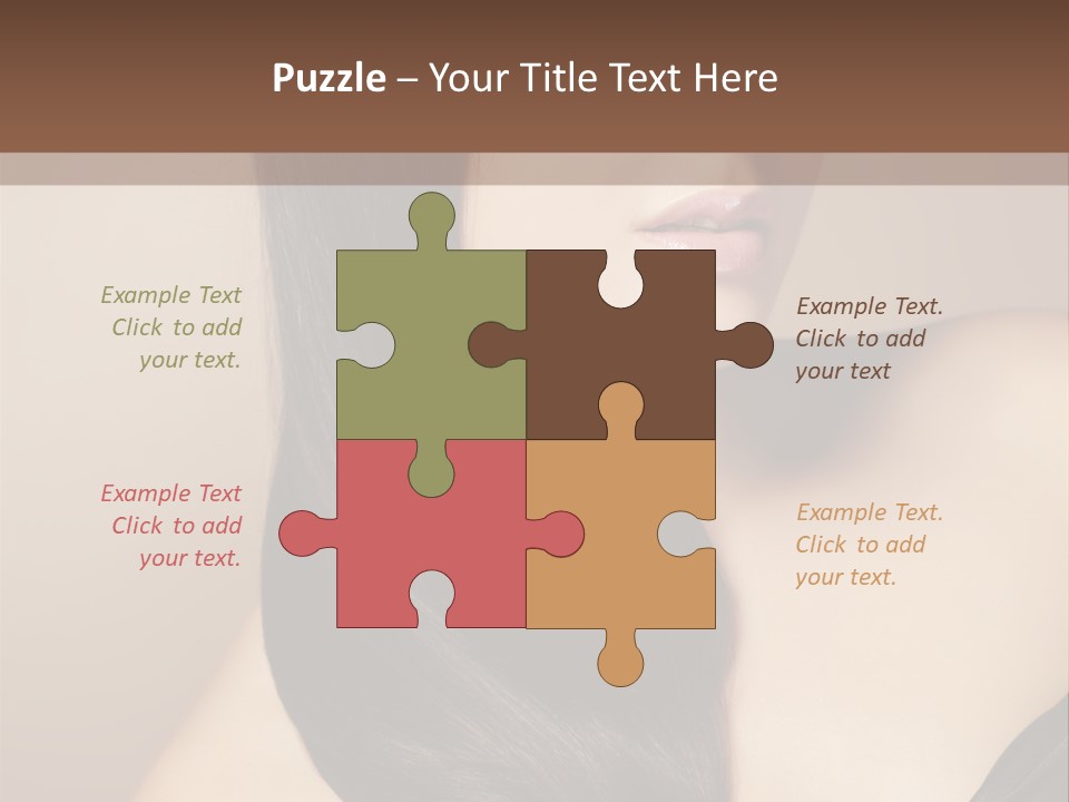 Glossy Hair PowerPoint Template