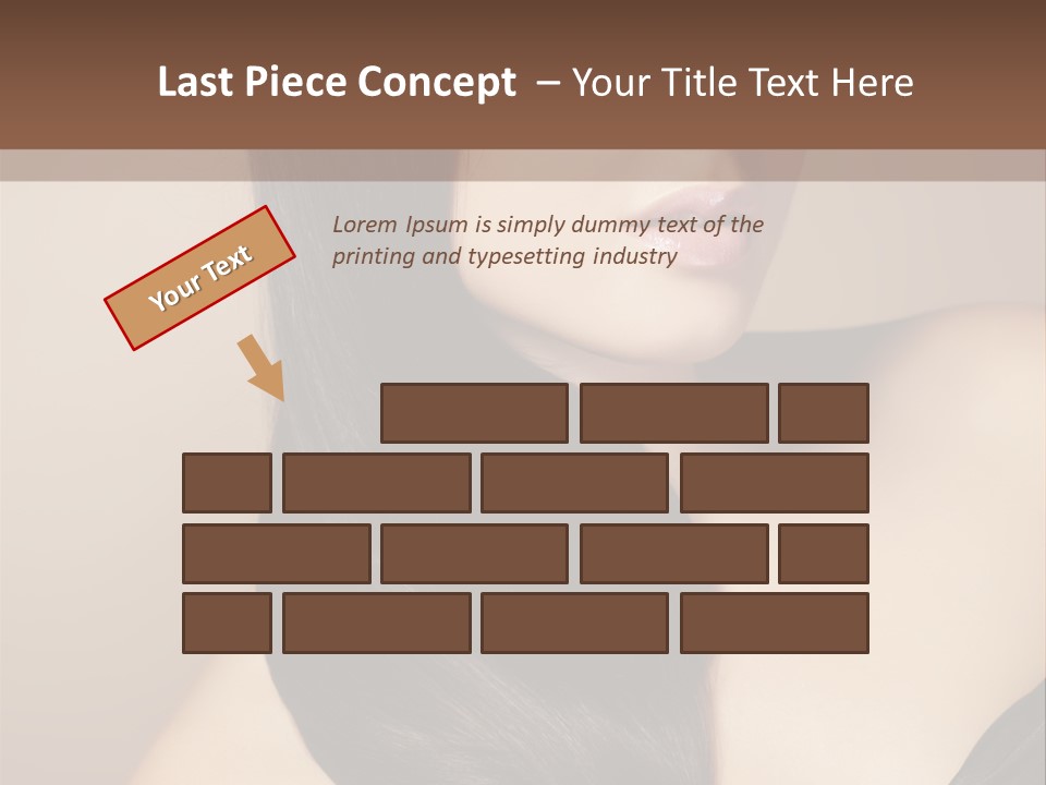 Glossy Hair PowerPoint Template