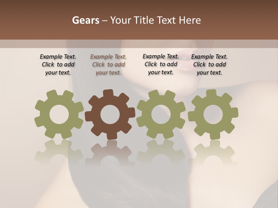 Glossy Hair PowerPoint Template