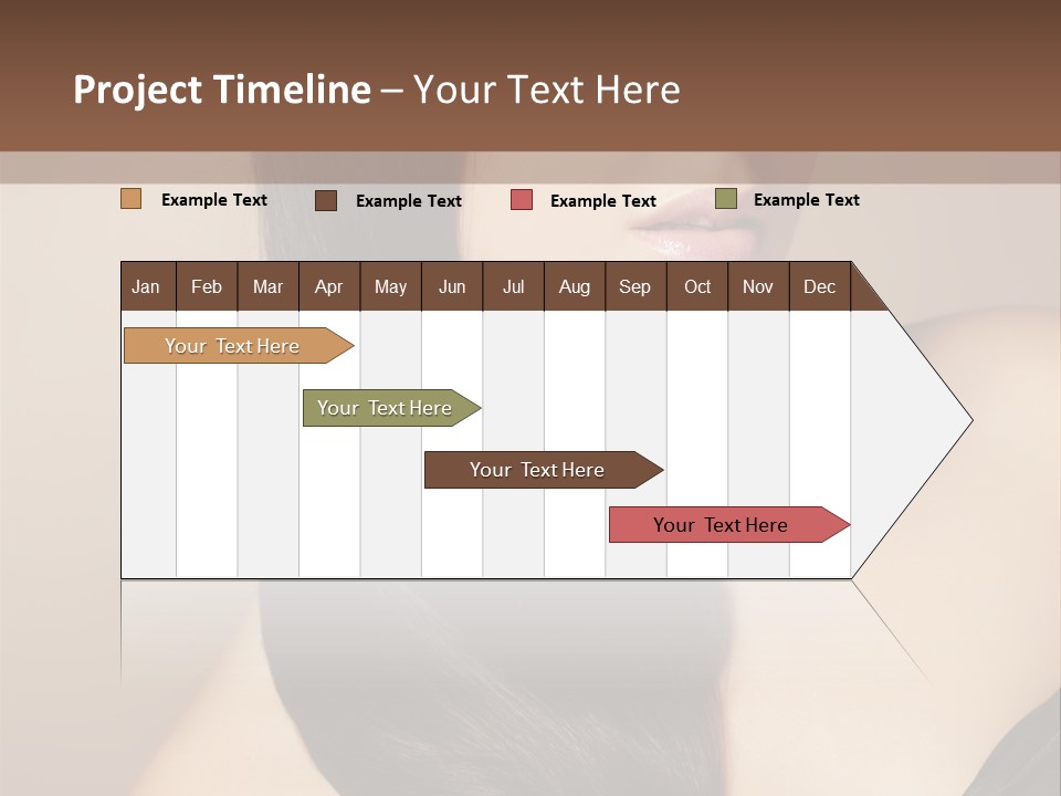 Glossy Hair PowerPoint Template