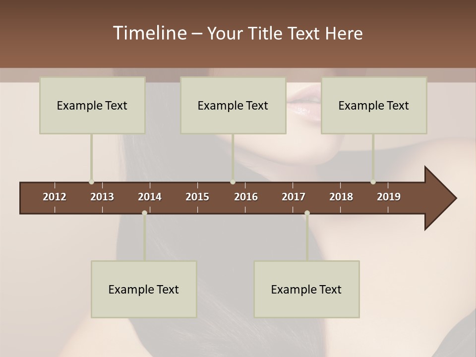 Glossy Hair PowerPoint Template