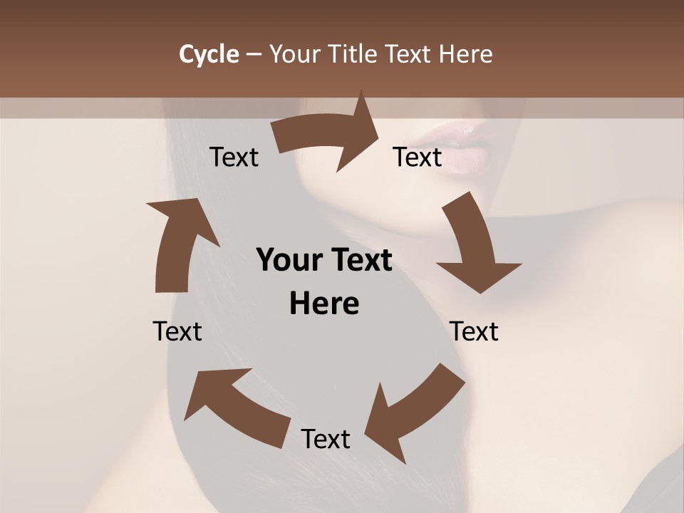 Glossy Hair PowerPoint Template