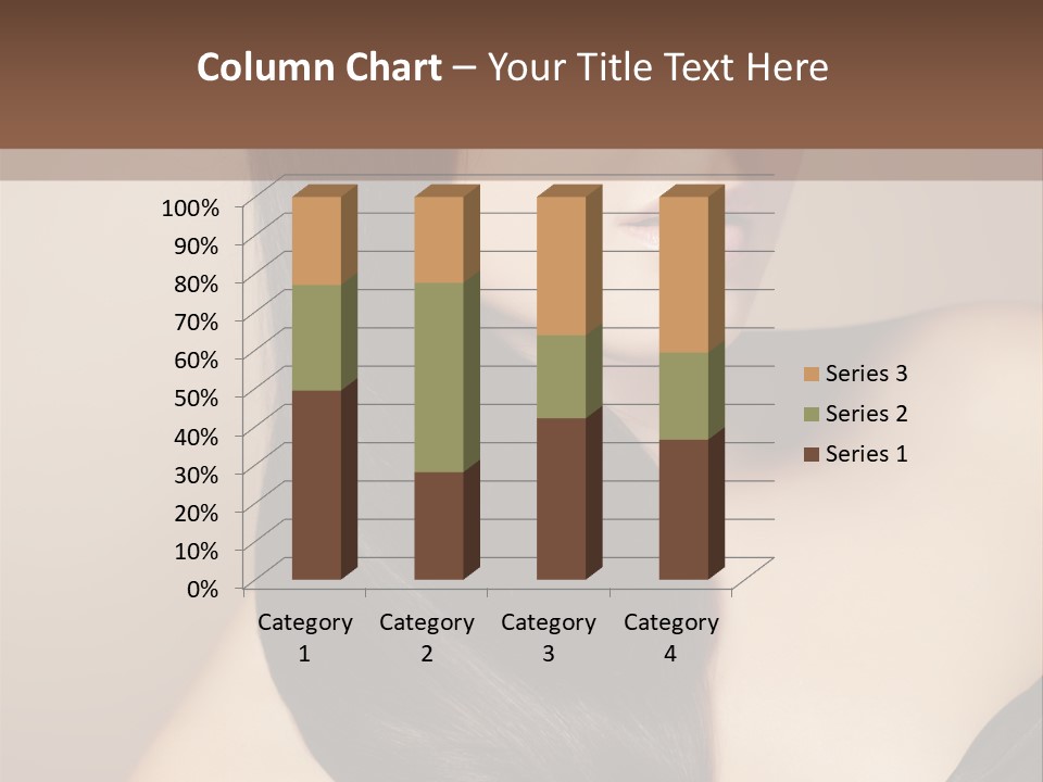 Glossy Hair PowerPoint Template