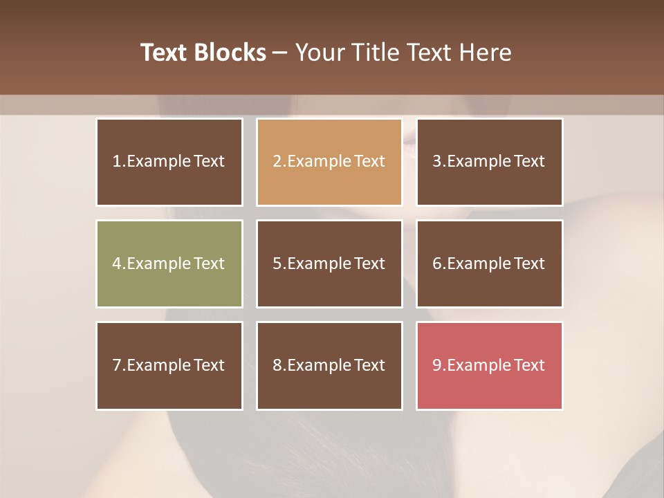 Glossy Hair PowerPoint Template