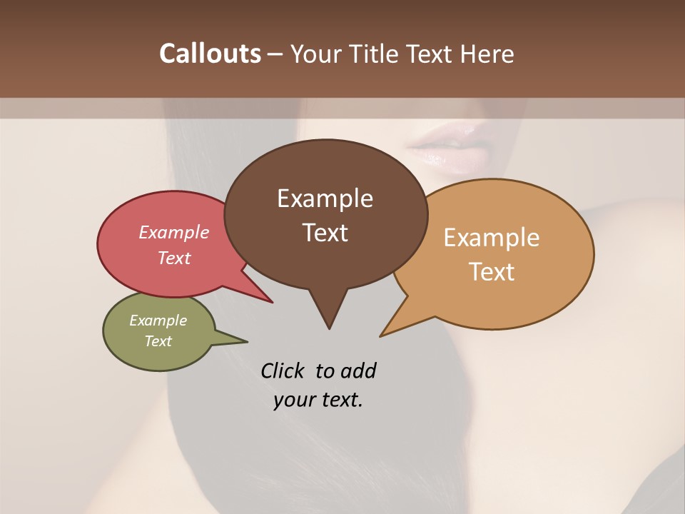 Glossy Hair PowerPoint Template