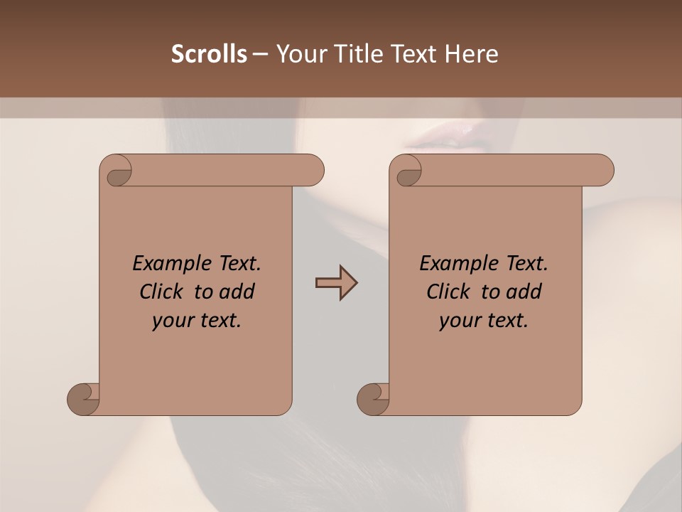 Glossy Hair PowerPoint Template