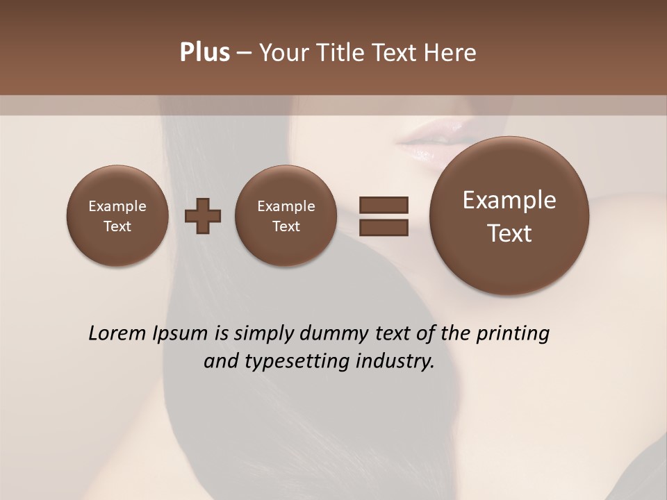 Glossy Hair PowerPoint Template