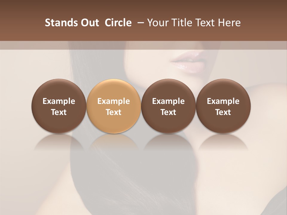 Glossy Hair PowerPoint Template