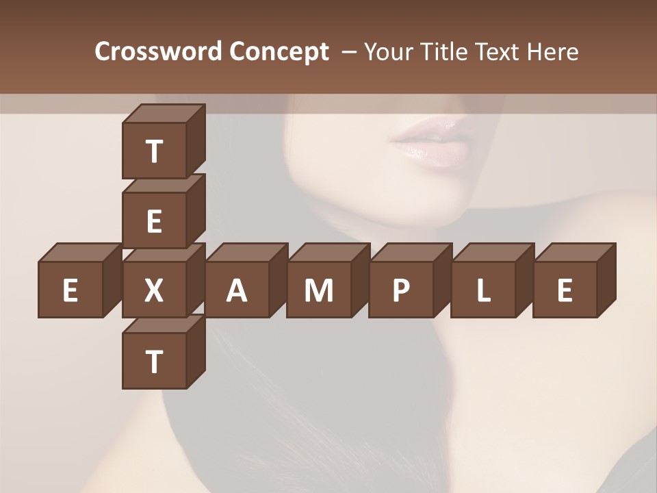 Glossy Hair PowerPoint Template