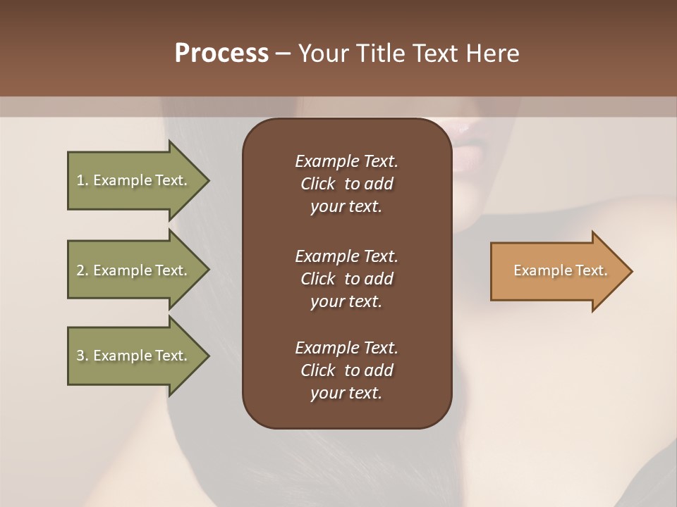 Glossy Hair PowerPoint Template