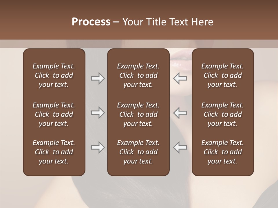 Glossy Hair PowerPoint Template