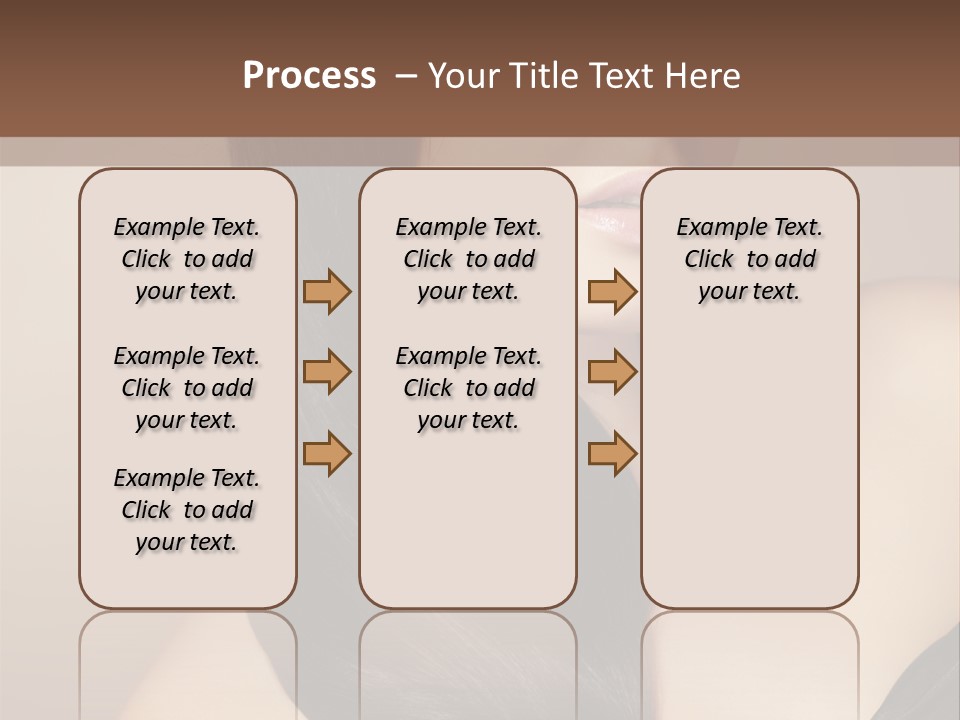 Glossy Hair PowerPoint Template