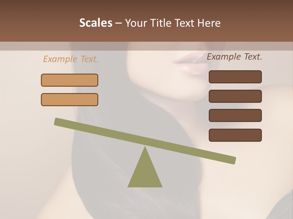 Glossy Hair PowerPoint Template