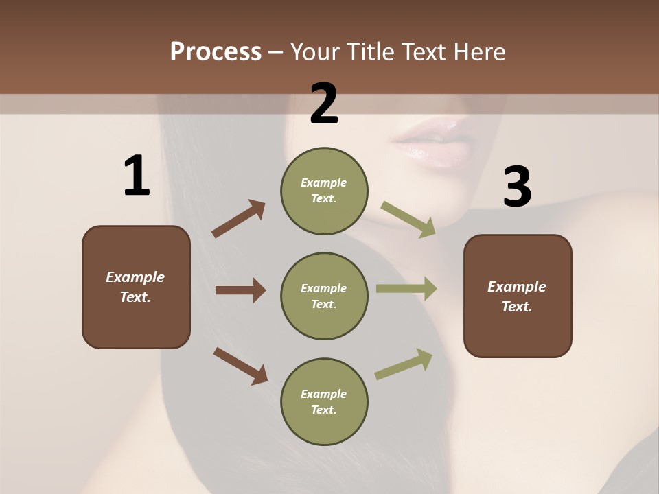 Glossy Hair PowerPoint Template