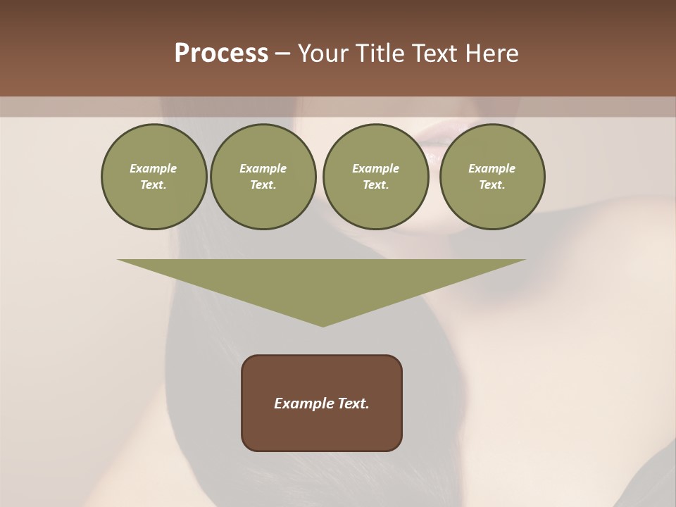 Glossy Hair PowerPoint Template