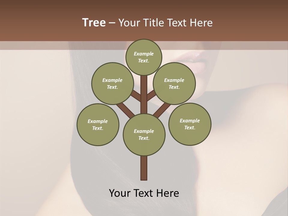 Glossy Hair PowerPoint Template