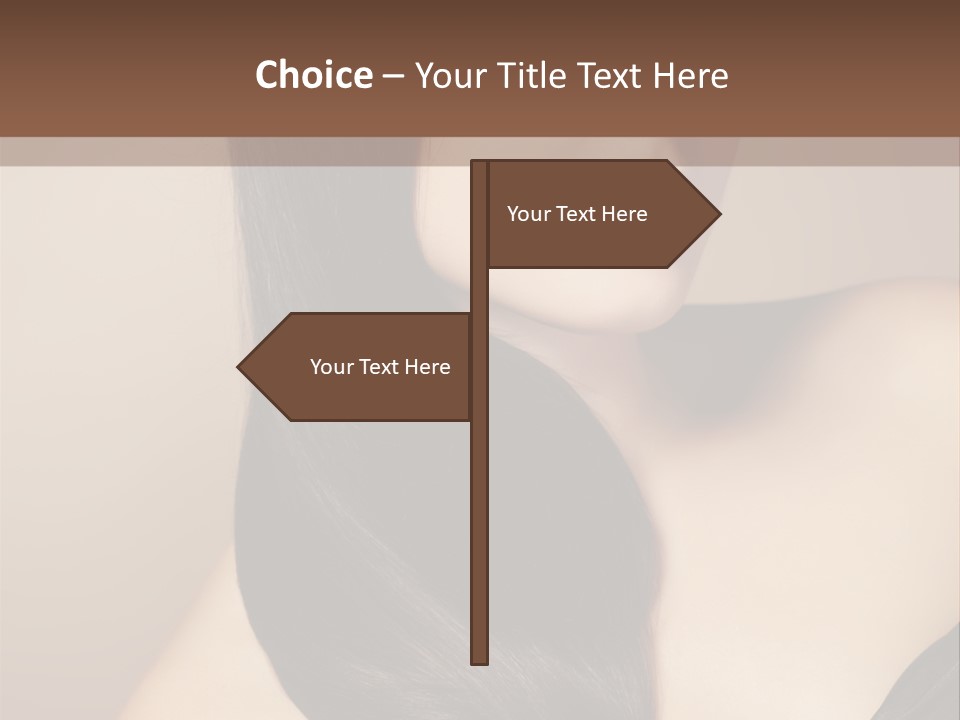 Glossy Hair PowerPoint Template