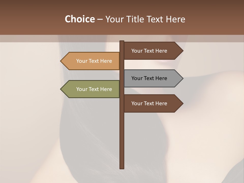 Glossy Hair PowerPoint Template