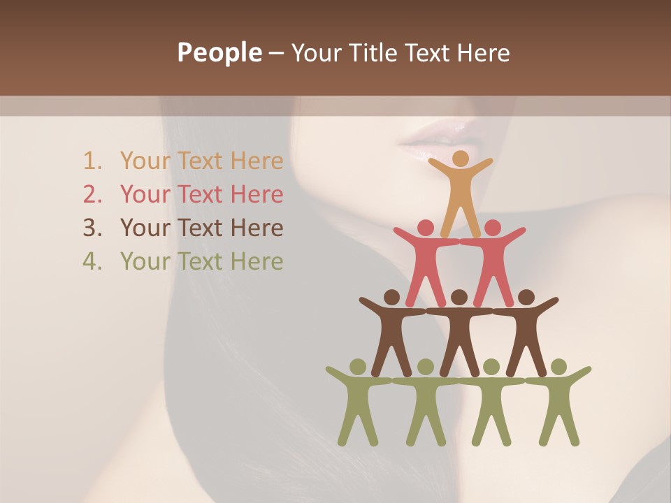 Glossy Hair PowerPoint Template