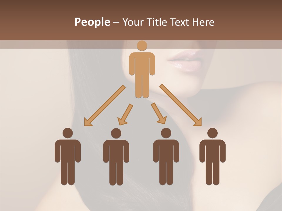 Glossy Hair PowerPoint Template