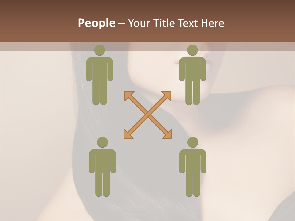 Glossy Hair PowerPoint Template