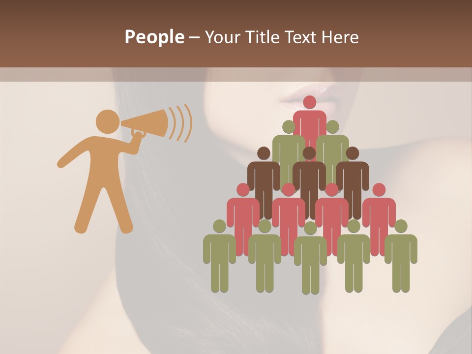 Glossy Hair PowerPoint Template