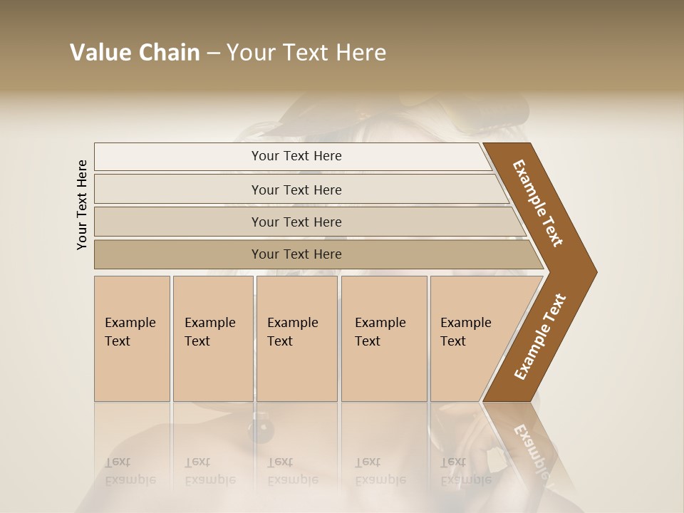 Christmas Tree Hair PowerPoint Template