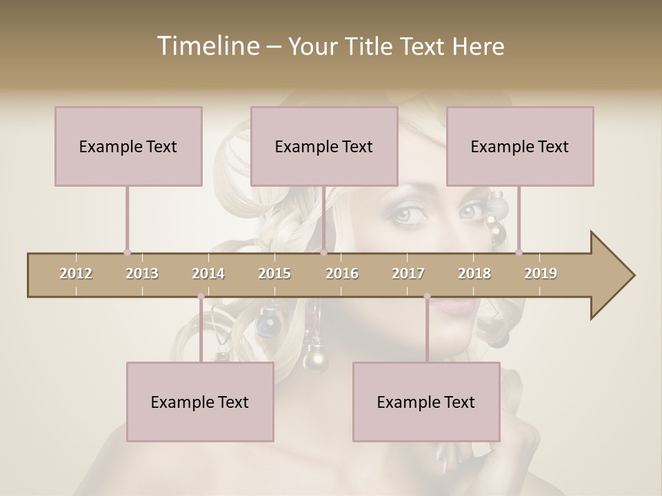 Christmas Tree Hair PowerPoint Template