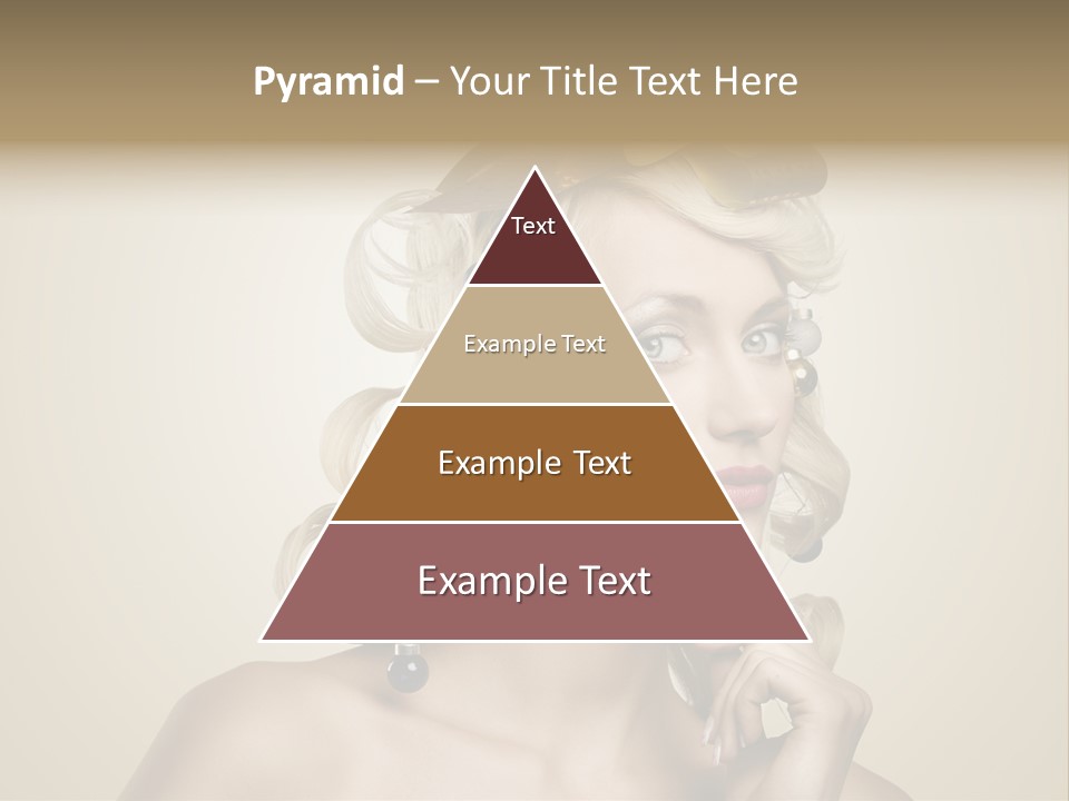 Christmas Tree Hair PowerPoint Template