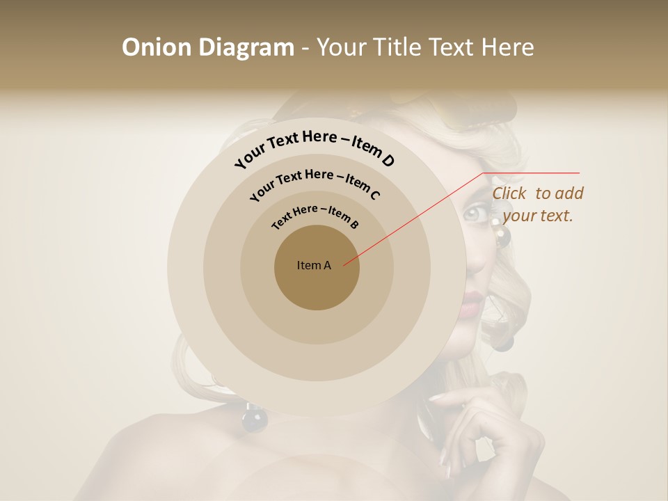 Christmas Tree Hair PowerPoint Template