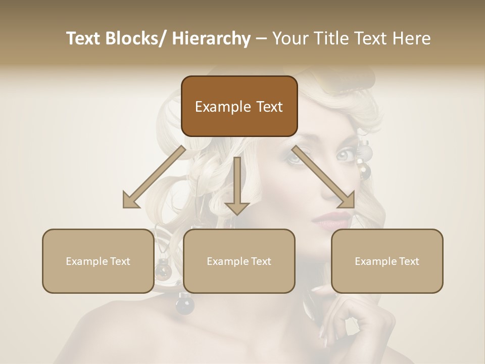 Christmas Tree Hair PowerPoint Template