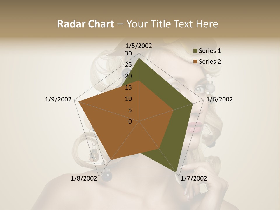 Christmas Tree Hair PowerPoint Template