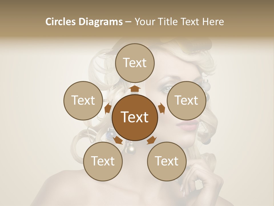 Christmas Tree Hair PowerPoint Template