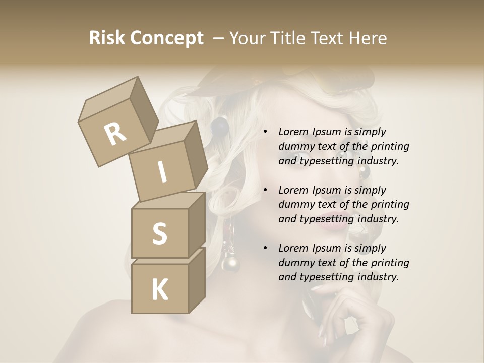 Christmas Tree Hair PowerPoint Template