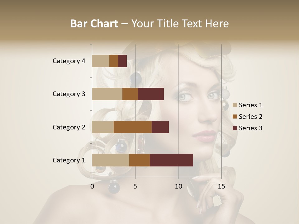 Christmas Tree Hair PowerPoint Template
